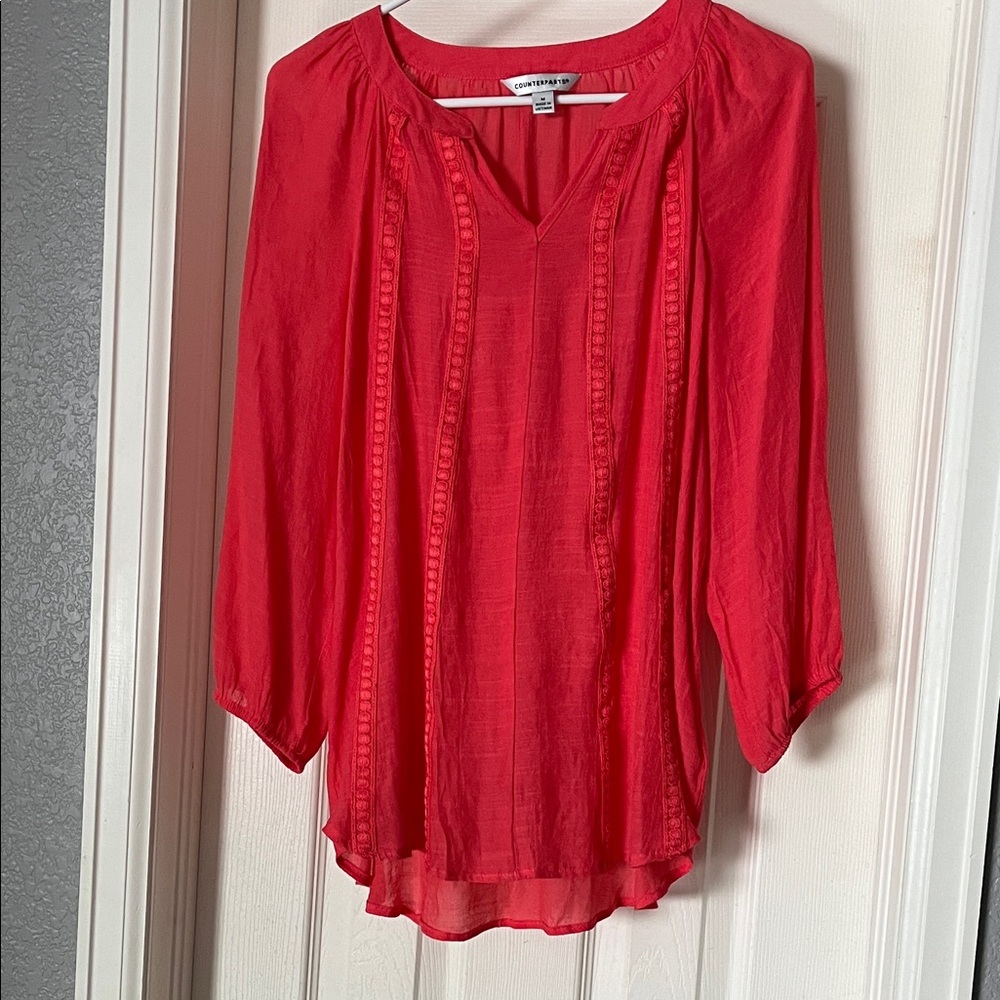 Counterparts Red Blouse